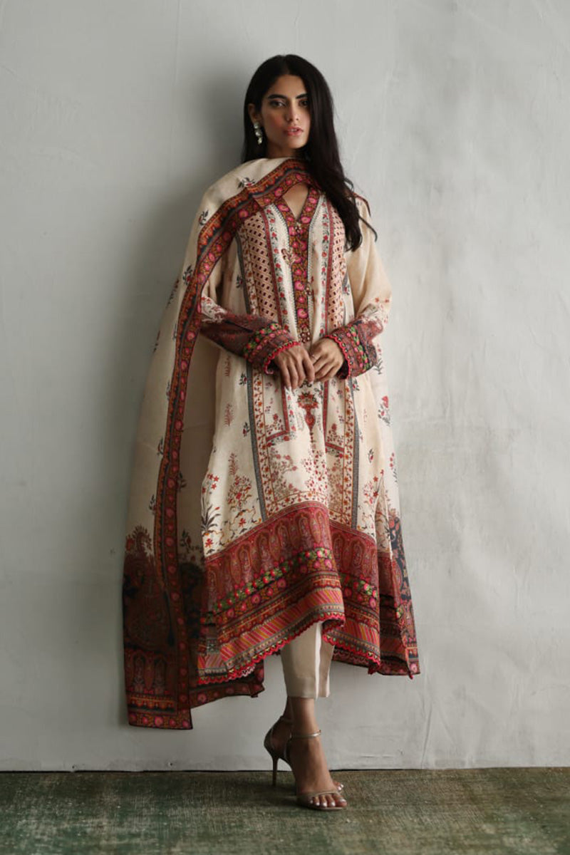 Mina Hasan | Signature Pret | Mughal Memory - Luxury Dress - available at Maria Faisal in UK and USA.