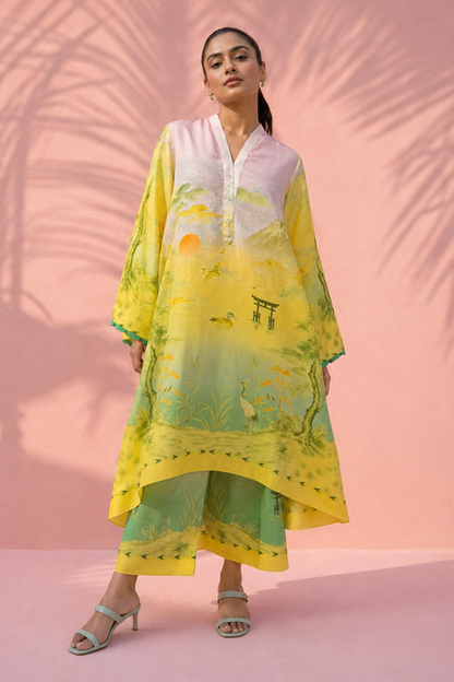 Sania Maskatiya | Summer Festive 26 | Yashal - Luxury Dress - available at Maria Faisal in UK and USA.