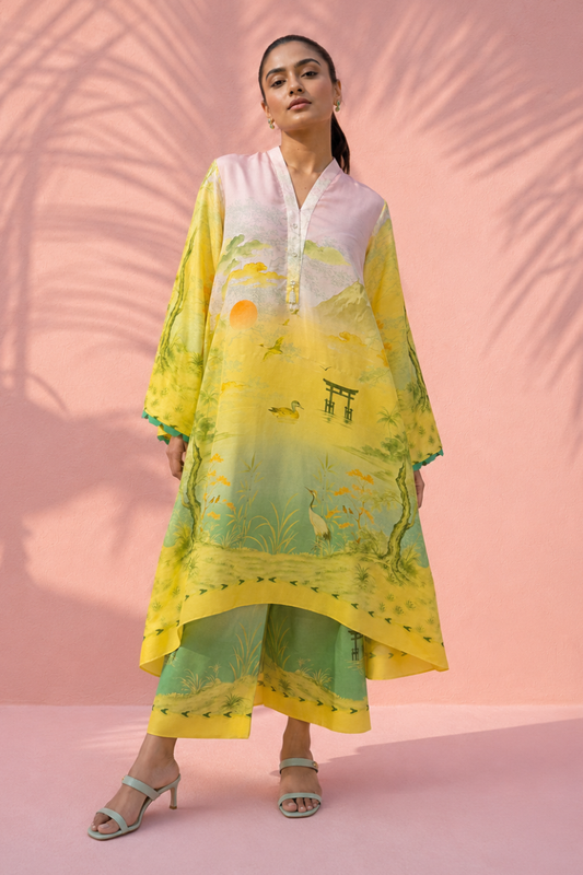 Sania Maskatiya | Summer Festive 26 | Yashal - Luxury Dress - available at Maria Faisal in UK and USA.