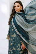 Farasha | Printed Essentials | Teal Bell by Maria Faisal - Registered Vendor of : Farasha - type : Ladies Clothes - 100% original wedding dresses