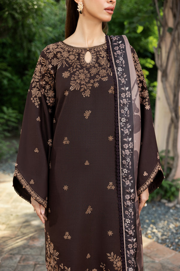 Farasha | Eminence Khaddar 25 | Woodmist - Casual Dress - available at Maria Faisal in UK and USA.