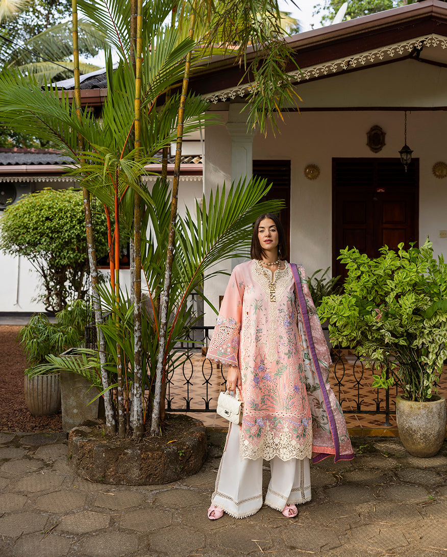 Esmel | Mon Tresor Luxe Lawn 26 | Coup De Foudre - Luxury Dress - available at Maria Faisal in UK and USA.