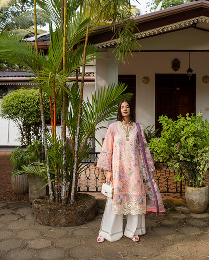 Esmel | Mon Tresor Luxe Lawn 26 | Coup De Foudre - Luxury Dress - available at Maria Faisal in UK and USA.