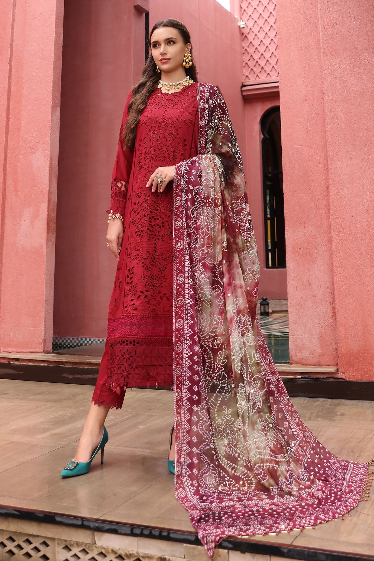 Nureh | Bazaar Lawn 25 | NE-109 by Maria Faisal - Registered Vendor of : Nureh - type : Ladies Clothes - 100% original wedding dresses