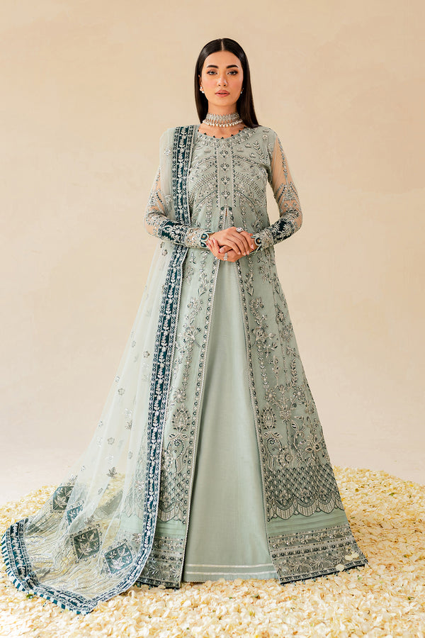 Farasha | Lumiere Formals | FREYA - Designer Dress with Intricate embroidery and embellishments. Shop elegent wedding dress at Maria Faisal.