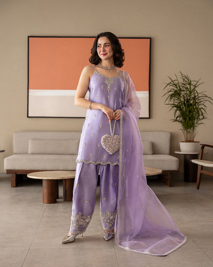 Faiza Saqlain | Reina Luxe | Renee - Formal Dress - available at Maria Faisal in UK and USA.