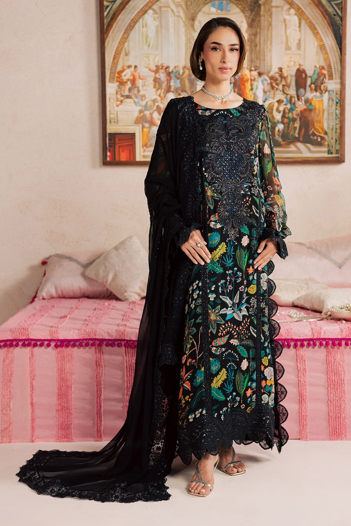 Nureh | Fancy Formal 26 | NP-812 - Formal Dress - available at Maria Faisal in UK and USA.