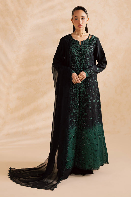 Nureh | Shades of Summer | NP-743 - Luxury Dress - available at Maria Faisal in UK and USA.
