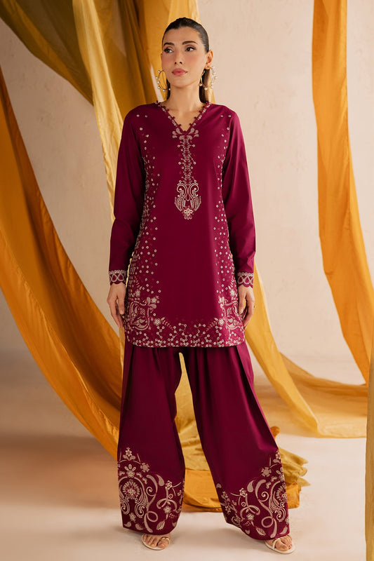 Nureh | Shades of Summer | NP-679 - Luxury Dress - available at Maria Faisal in UK and USA.