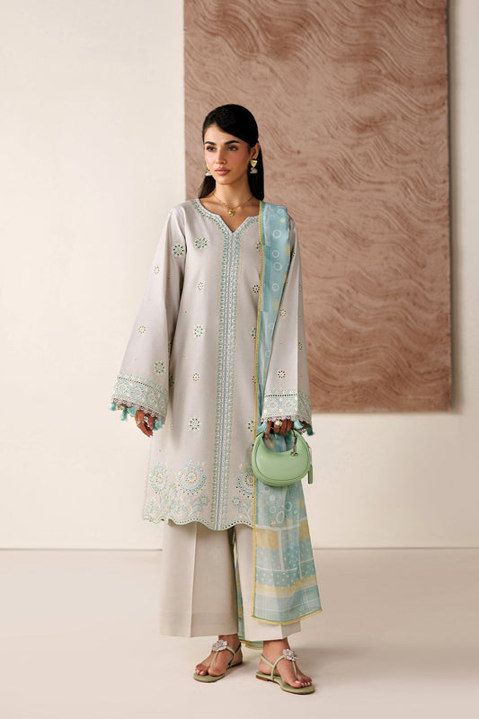 Farasha | Summer Melody 26 | Warm Desert - Casual Dress - available at Maria Faisal in UK and USA.