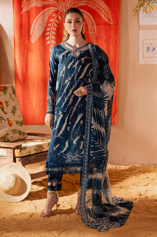 Nureh | Shades of Summer | NP-643 - Luxury Dress - available at Maria Faisal in UK and USA.