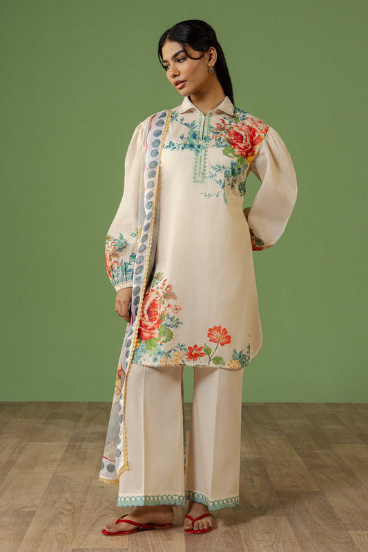 Zara Shahjahan | Coco Prints 26 | Celene-4A - Casual Dress - available at Maria Faisal in UK and USA.