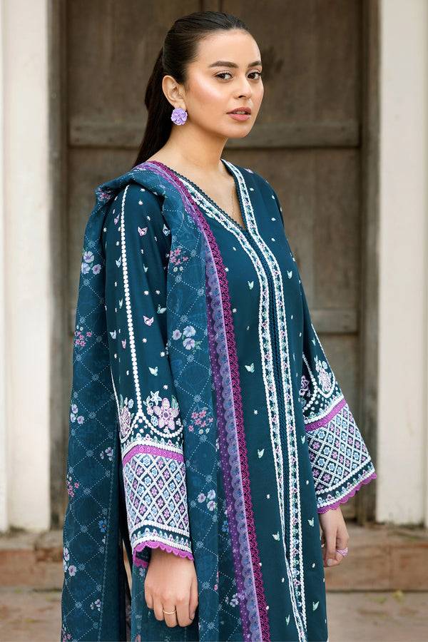 Farasha | Summer Weaves Embroidered Lawn | Blue Allure by Maria Faisal - Registered Vendor of : Farasha - type : Ladies Clothes - 100% original wedding dresses