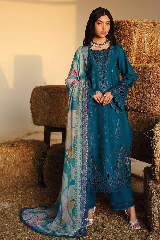 Nureh | Raha Lawn | NE-247 - Luxury Dress - available at Maria Faisal in UK and USA.
