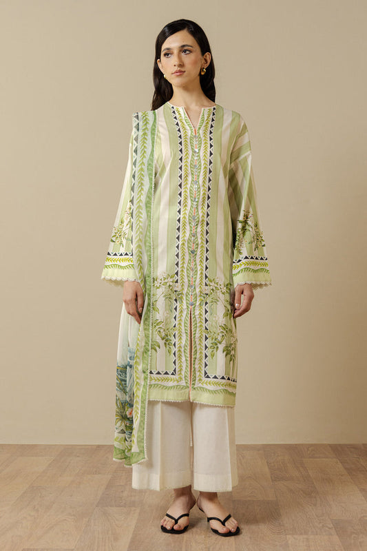 Zara Shahjahan | Coco Prints 26 | Nerine-1A - Casual Dress - available at Maria Faisal in UK and USA.