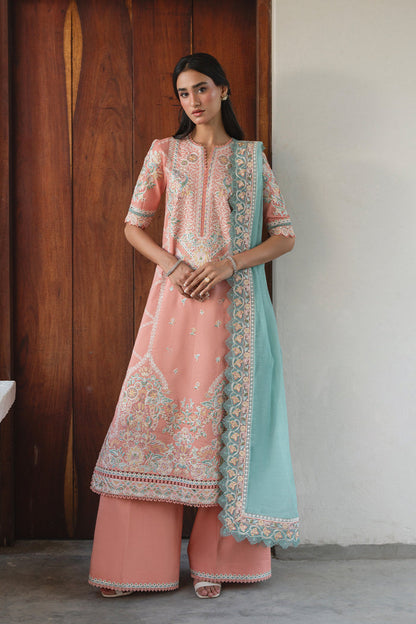 Ayzel | Whisper 26 | DOVE - Luxury Dress - available at Maria Faisal in UK and USA.