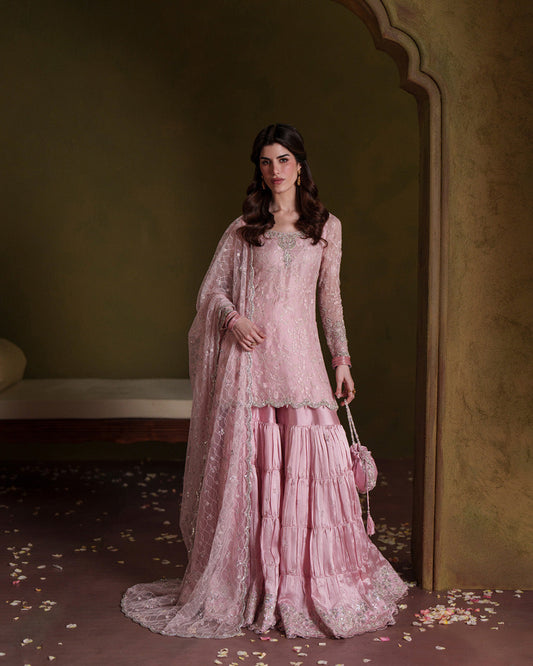 Faiza Saqlain | Lamia Wedding Formals | Husna - Wedding Dress - available at Maria Faisal in UK and USA.