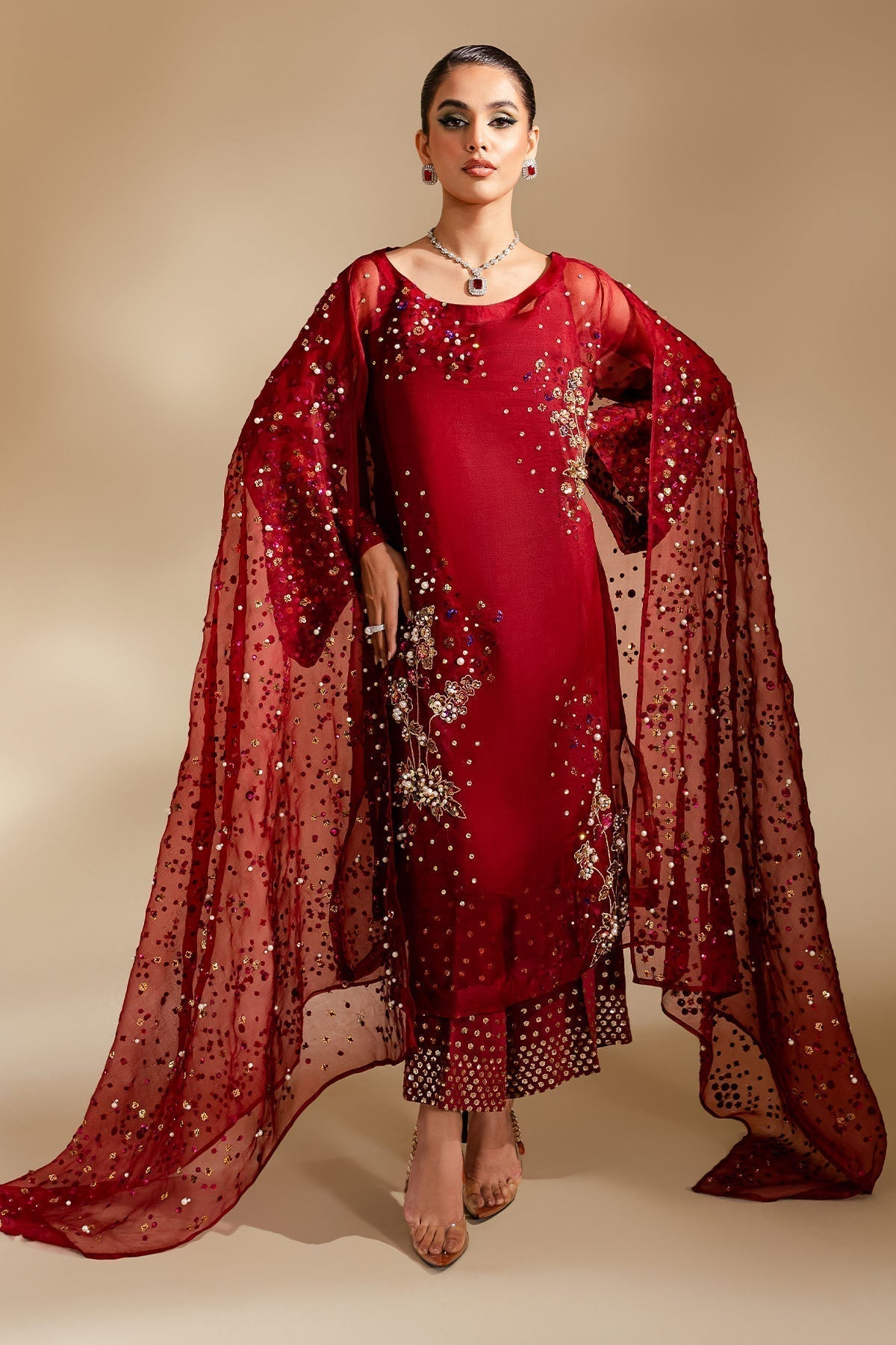 Nureh | Tiny Twinkles | LOVE STRUCK - Wedding Dress - Maria Faisal