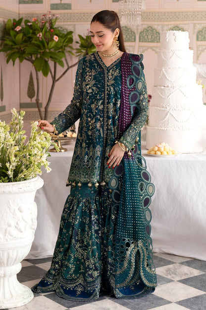 Nureh | Jhoomro Formals |NL-94 Amania - Formal Dress - available at Maria Faisal in UK and USA.