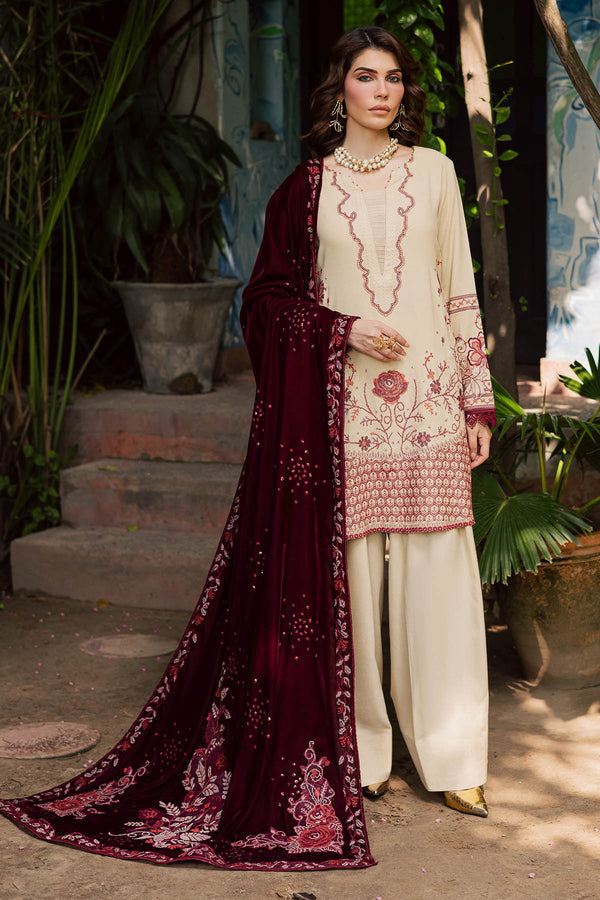 Nureh | Exclusive Leather Peach | NE-181 - Casual Dress - available at Maria Faisal in UK and USA.