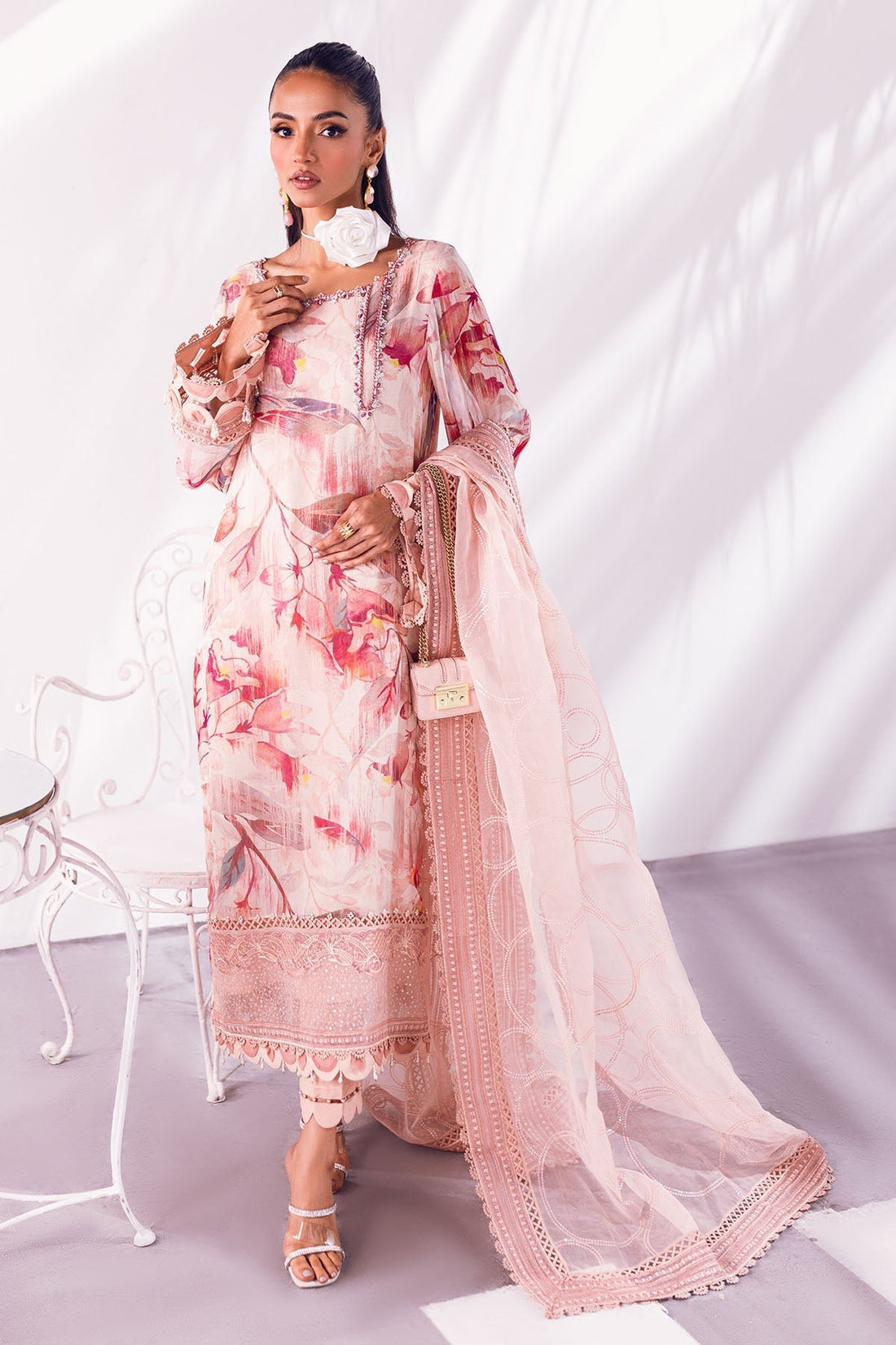 Nureh | Ballerina Formals | OAK MIST - Wedding Dress - Maria Faisal
