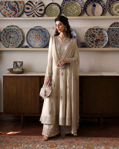 Faiza Saqlain | Mehermah Luxe Formals | Sabina - Wedding Dress - Maria Faisal