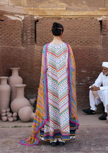 Kahf Premium | Prints Collection 26 | KPS-2A YASMEEN - Luxury Dress - available at Maria Faisal in UK and USA.