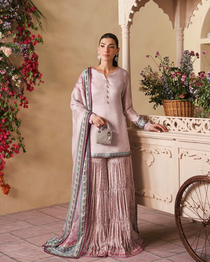 Faiza Saqlain | Serina Luxe | Janine - Formal Dress - available at Maria Faisal in UK and USA.