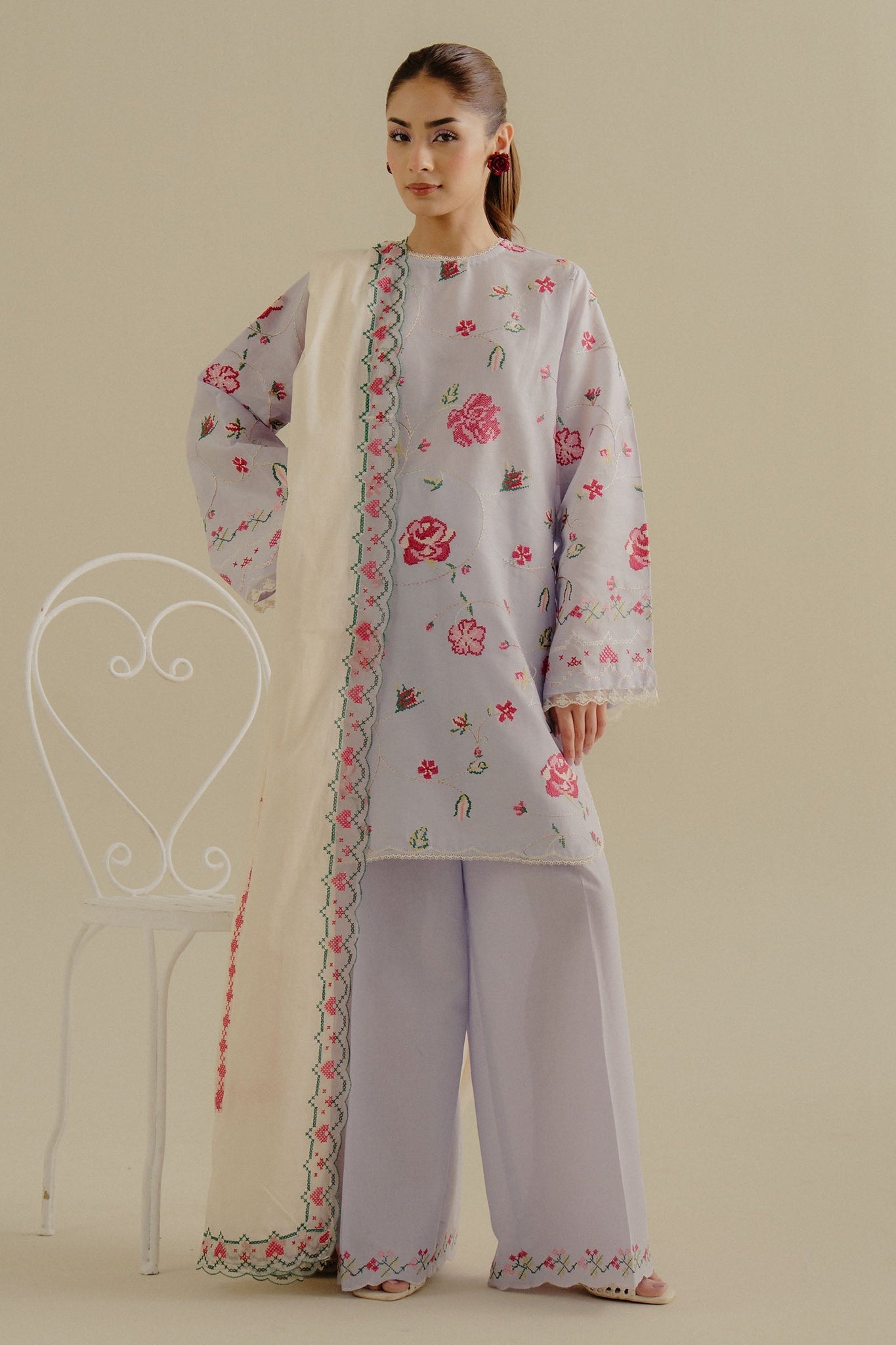 Zara Shahjahan | Coco Lawn 25 | Zufra-6B - Ladies Clothes - Maria Faisal