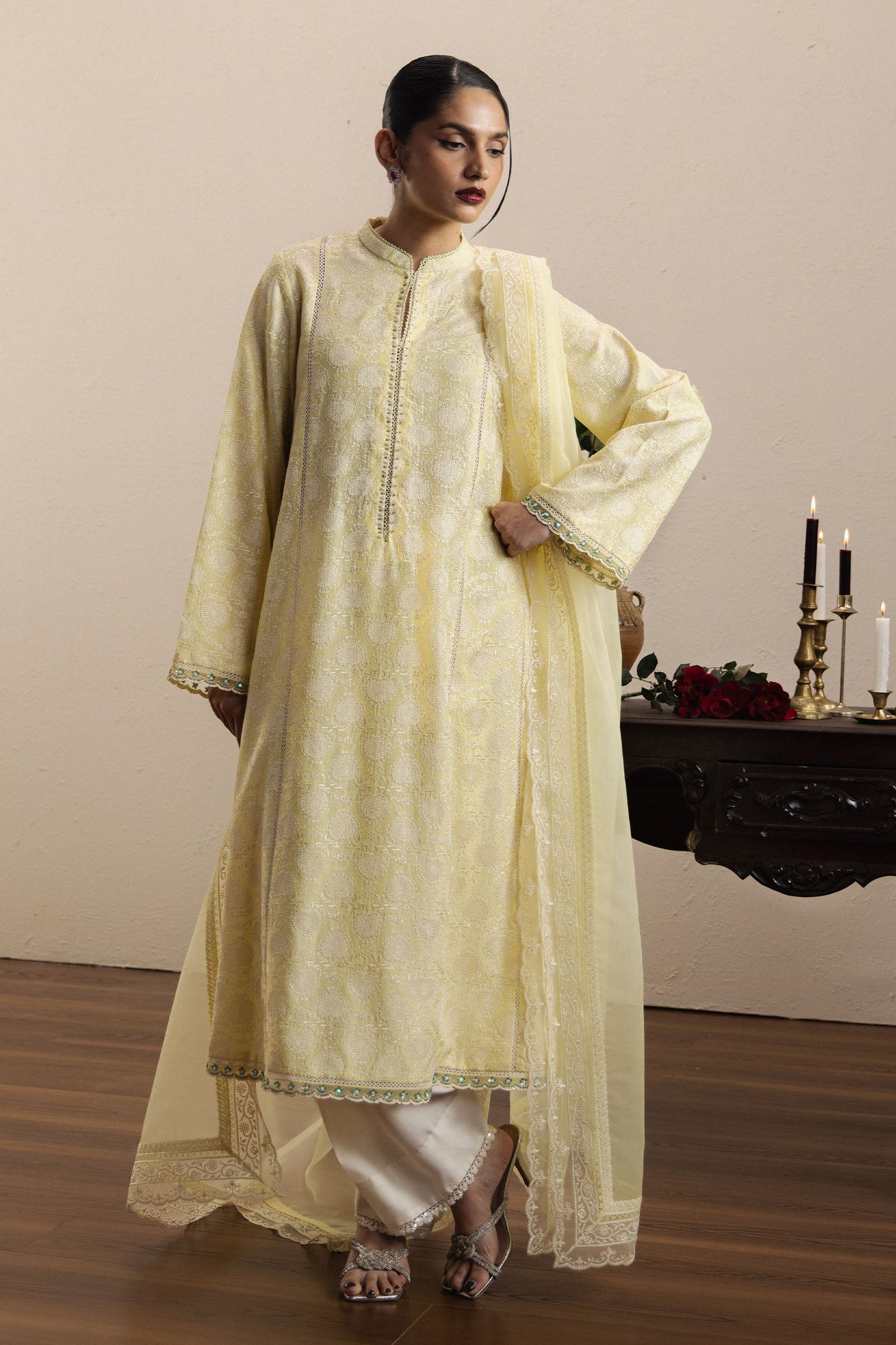 ZaraShahJahan | SS26 | Zahra - Festive Dress - available at Maria Faisal in UK and USA
