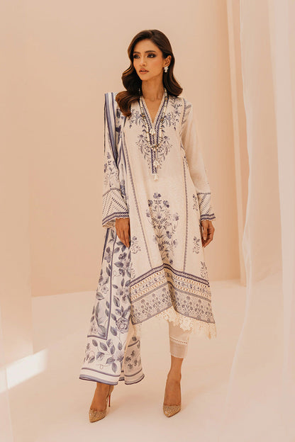 Mina Hasan | Signature Pret | Blue Hue - Luxury Dress - available at Maria Faisal in UK and USA.
