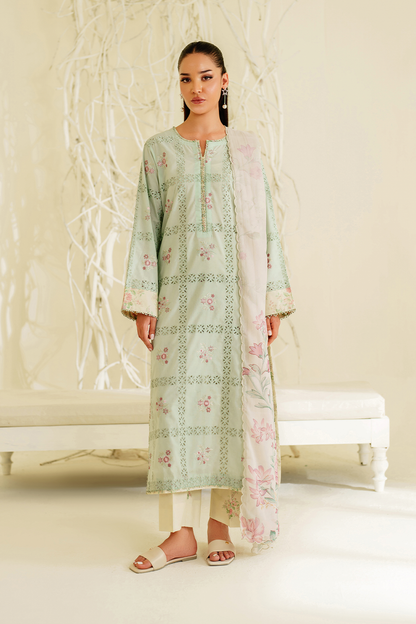 Iznik | lawn 26 | UE-531 - Dress - available at Maria Faisal in UK and USA.