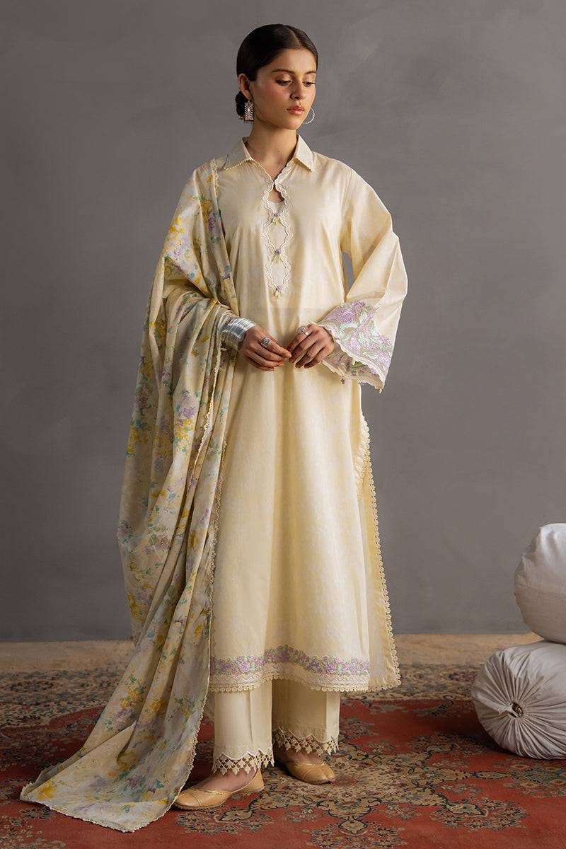 Cross Stitch | Eid Lawn Edit 25 | SUNSHINE GLOW by Maria Faisal - Registered Vendor of : Cross Stitch - type : Ladies Clothes - 100% original wedding dresses