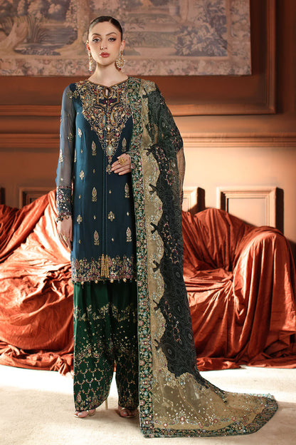 Nureh | Alfaaz Formals | NL-88 - Formal Dress - available at Maria Faisal in UK and USA.