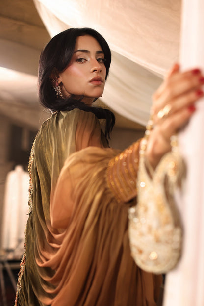 Musferah Saad | Casa Blance |Avant Garde - Bridal Dress - available at Maria Faisal in UK and USA.