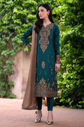 Jazmin | Winter Edition 24 | KHADDAR UW-0060 - Designer Dress with Intricate embroidery and embellishments. Shop elegent wedding dress at Maria Faisal.