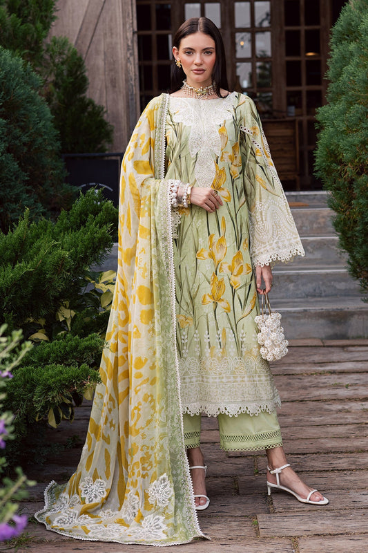 Nureh | Gardenia Lawn 26 |NSG-212 - Dress - available at Maria Faisal in UK and USA.