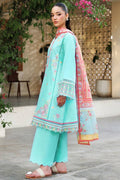 Farasha | Summer Weaves Embroidered Lawn | Ocean Veil by Maria Faisal - Registered Vendor of : Farasha - type : Ladies Clothes - 100% original wedding dresses