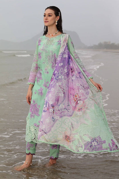 Nureh | Gardenia Embroidered Lawn 25 | NSG-174 by Maria Faisal - Registered Vendor of : Nureh - type : Ladies Clothes - 100% original wedding dresses