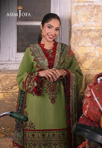 Asim Jofa | Embroidered Lawn Collection | AJAR-33 - Pakistani Dress - Maria Faisal
