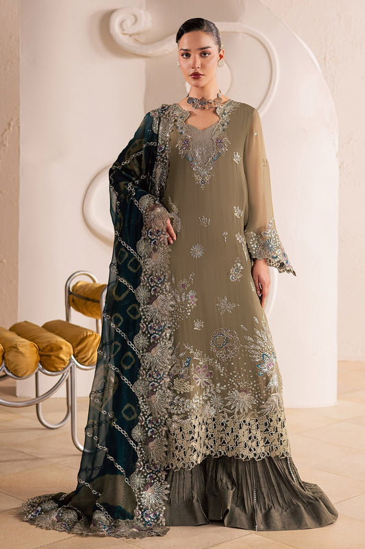 Nureh | Fancy Formal | NP-770 - Formal Dress - available at Maria Faisal in UK and USA.