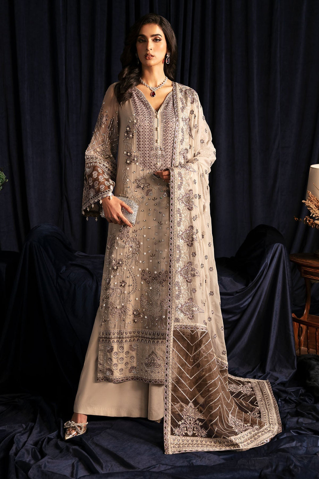 Nureh | Elanora Formal 24 | NEL-46 - Ladies Clothes - Maria Faisal