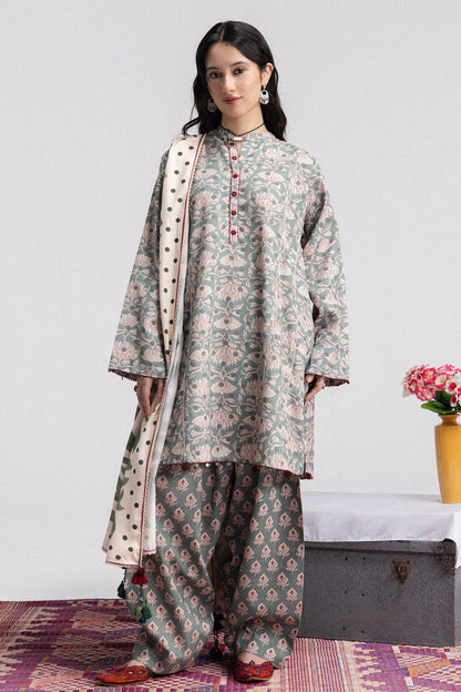 Zara ShahJahan | Coco Prints Winter 26 | Elowen-7A - Luxury Dress - available at Maria Faisal in UK and USA.