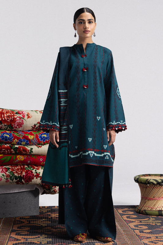 Zara ShahJahan | Coco Prints Winter 26 | Leela-10B - Luxury Dress - available at Maria Faisal in UK and USA.