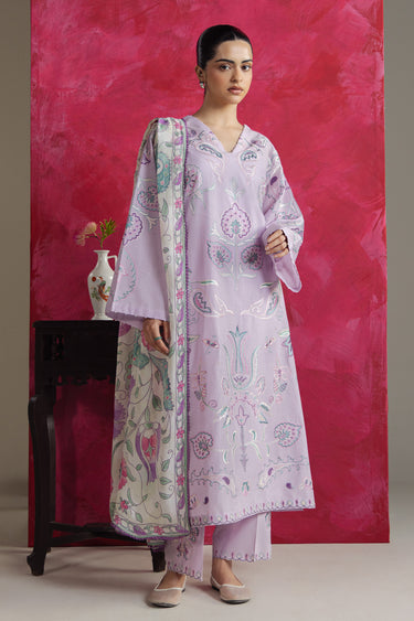Zara Shahjahan | Coco Prints 26 | Ayaka - Casual Dress - available at Maria Faisal in UK and USA.