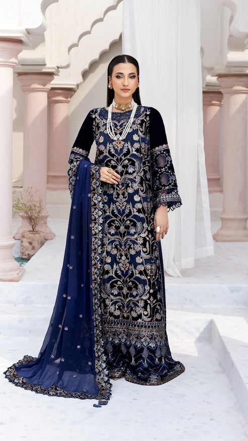 Zebtan | Andaz e Makhmal | ZAM-01 - Ladies Clothes - Maria Faisal