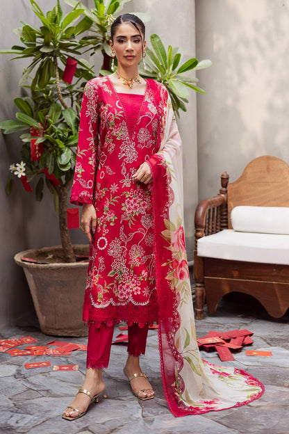 Nureh | Signature Prints 26 | SP-160 - Luxury Dress - available at Maria Faisal in UK and USA.