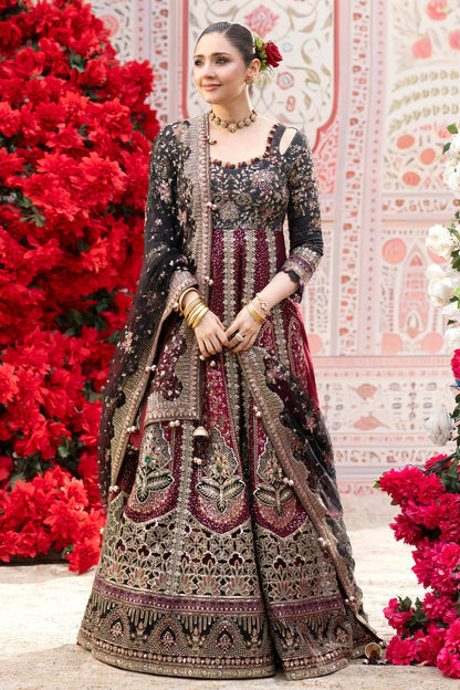 Nureh | Jhoomro Formals | NL-95 Emara - Formal Dress - available at Maria Faisal in UK and USA.