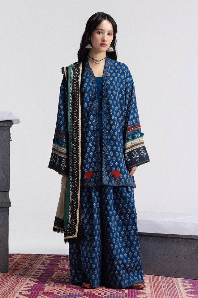 Zara ShahJahan | Coco Prints Winter 26 | Anika-3A - Luxury Dress - available at Maria Faisal in UK and USA.