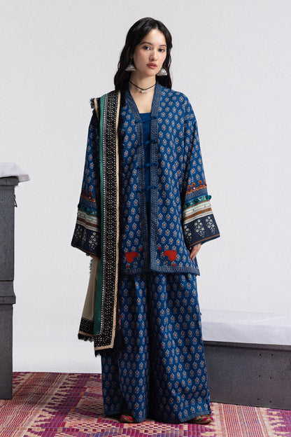 Zara ShahJahan | Coco Prints Winter 26 | Anika-3A - Luxury Dress - available at Maria Faisal in UK and USA.